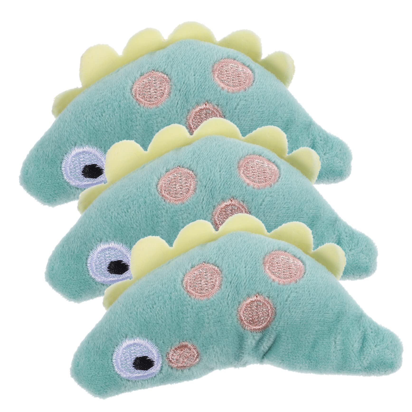 BUGUUYO 3Pcs Cute Plush Chew Toys for Indoor Cats Soft Cat Biting Toys for Teasing and Playing Interactive Filled Plush Toys for Kicking and Chewing