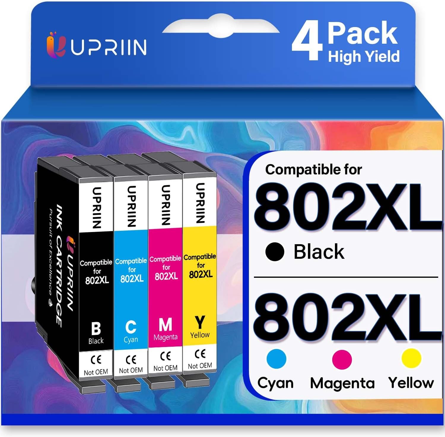 Compatible Remanufactured for 812XL 812 XL Ink Cartridges Replacement for T812XL 812XL 812 Ink Cartridges for Workforce Pro WF-7840 WF-7820 WF-7310