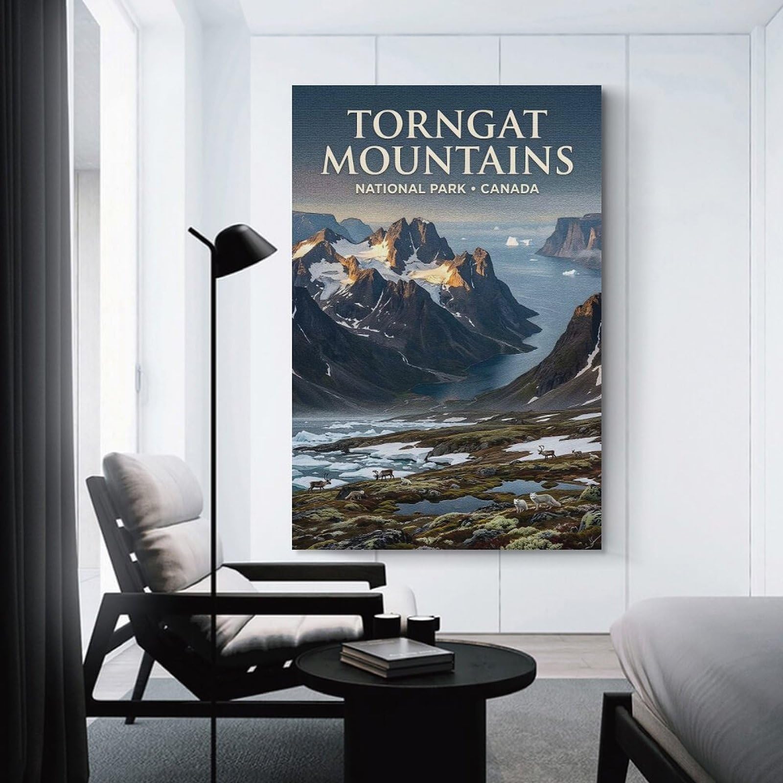 Junmoney Torngat Mountains National Park, Canada Wall Art Print, 20x30inch(50x75cm), for Front Hall, Corridor Or Welcome Spaces, Wall Decor to Refresh Empty Corners