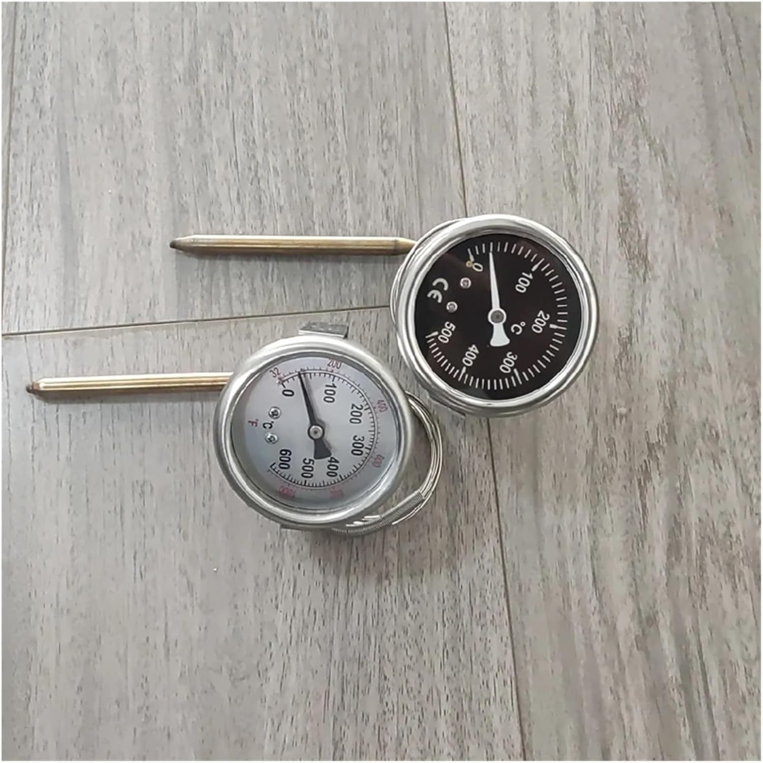 EP4 pizza oven electric bread kiln thermometer pointer temperature display, 500 degrees metal plate gauge,Practicality