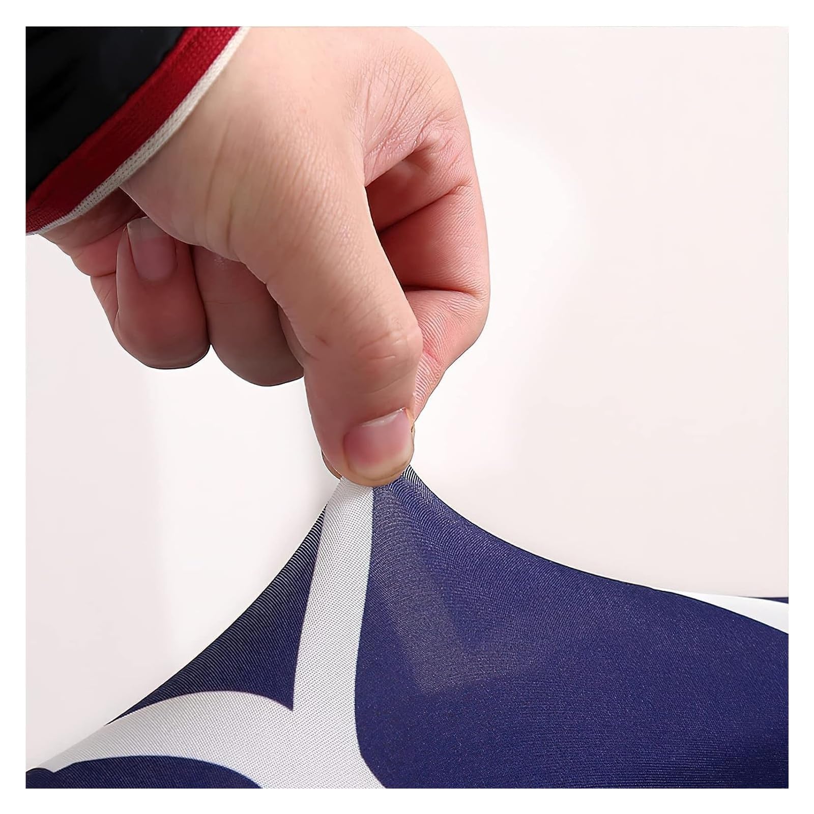 Coprisedili for sedie da ufficio, coprisedili in spandex elasticizzato diviso, coprisedie girevoli sfoderabili e lavabili in tessuto di poliestere, senza sedia(M,4PCS)