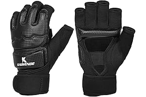 Half Finger Kickboxing Gloves for Striking Arts