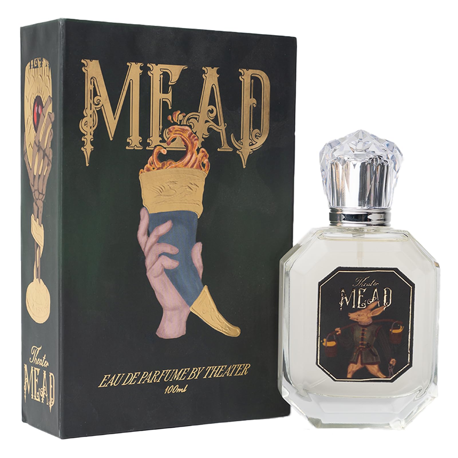 Theater Mead Unisex Citrus Eau De Parfum | Long-Lasting Fresh Scent | Citrus & Musky Fragrance for Men & Women | Luxury Perfume for All Occasions | 100ml | Gift for Him & Her