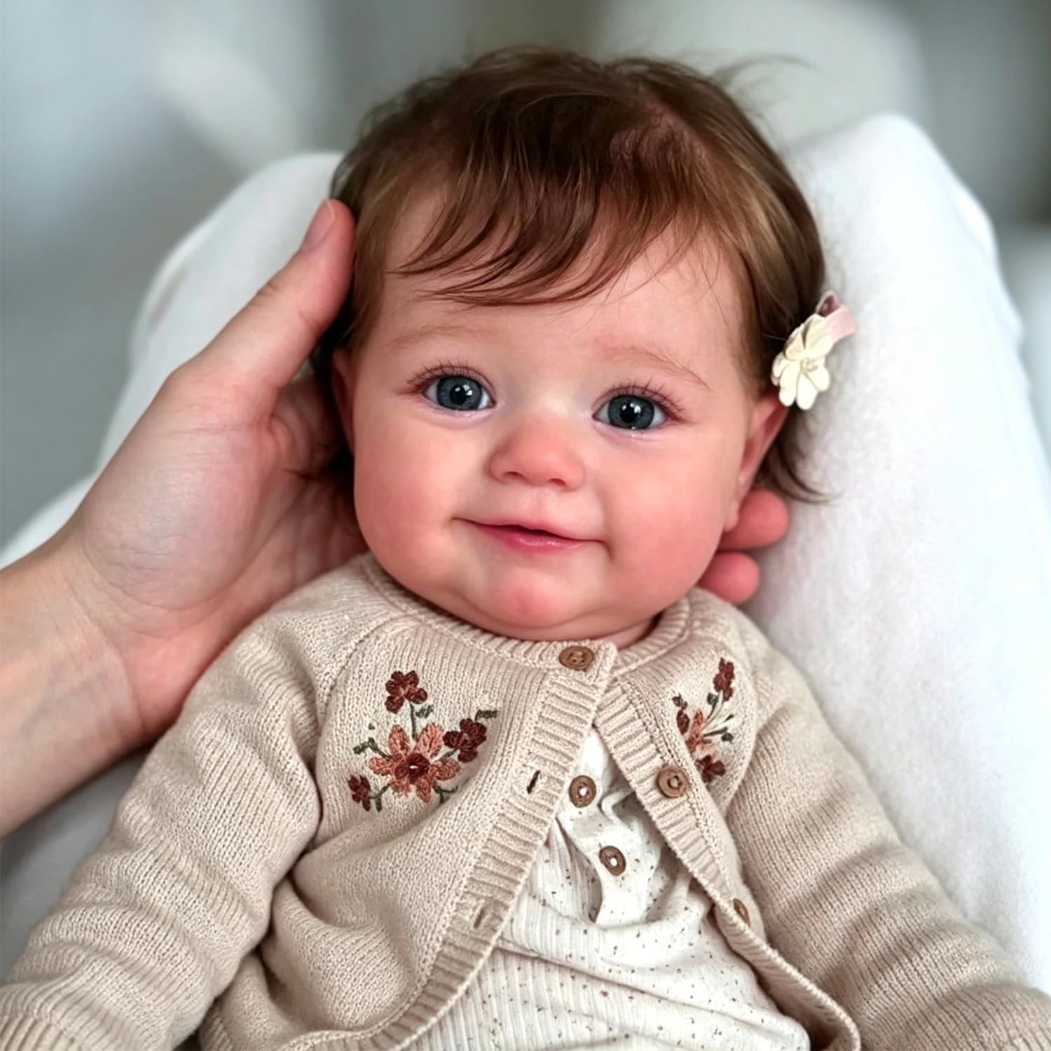 Anano Reborn Baby Dolls Girl Full Body, 20 In Lifelike Realistic Baby Doll Anatomically Correct Girl, Real Life Like Babys Doll Full Body, Realistic Reborn Dolls Washable
