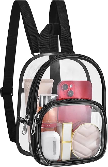 How to use USPECLARE Clear Mini Backpack for casual daypacks outdoors