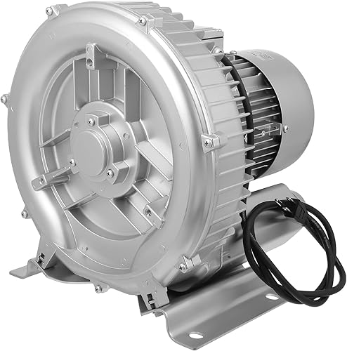 Ciieeo Pump Sewage Blower Fish Tank Air Pump Aquarium Blower Fan Pond Sewage Aeration Large Airflow Fish Tank for Saltwater Aquarium Silver