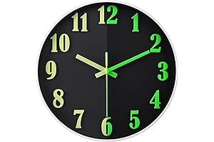 Glow-in-the-Dark Wall Clock: Illuminate Your Time