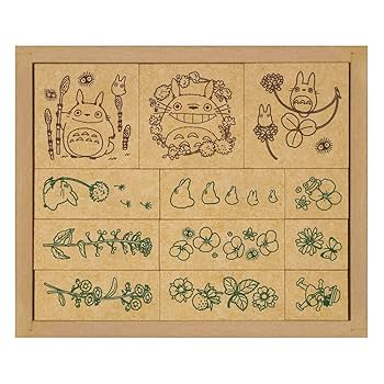 ジブリ　スタンプコレクション Amazon.co.jp: ビバリー ジブリ となりのトトロ ハンコ スタンプ