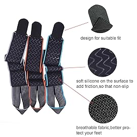 Ankle Support,Adjustable Ankle Brace Breathable Nylon Material Super Elastic and Comfortable,1 Size Fits all, Suitable for Sports (Blue(1 Pair))