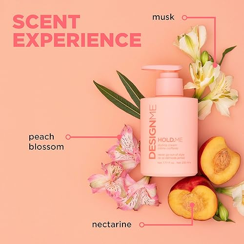 Miniatura 6 de Design.Me HOLD.ME Crema para peinar  Crema alisadora de cabello para golpes y aspecto elegante  Hidratante, domina el encrespamiento y los vuelos,