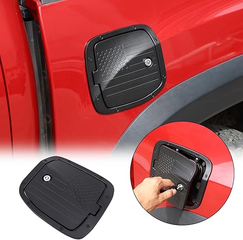 Miniatura 4 de Tapa de repuesto antirrobo para depósito de combustible compatible con ToyotTacoma 2016-2022, tapa de llenado de gasolina para automóvil, tapa de