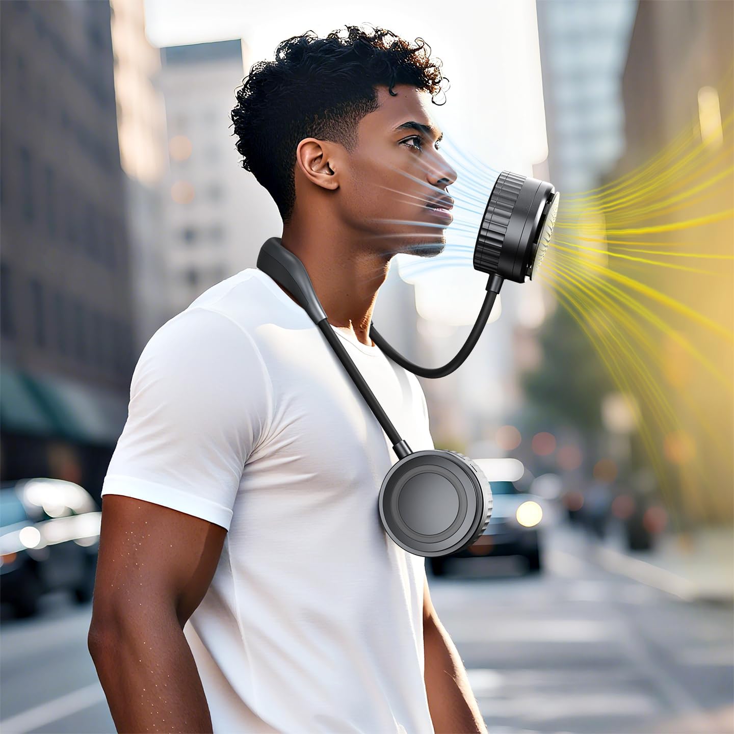 Personal Wearable Laminar Air Purifier (High efficient and none ozone)