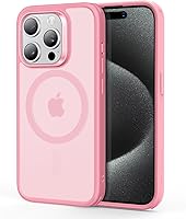 Vista 63 de ESR Serie Cloud Funda para iPhone 15 Pro con MagSafe, soporta carga magnética, delgada, de silicona líquida, absorción de golpes, protección