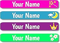 Vista 28 de Lovable Labels - 120 Etiquetas infantiles personalizadas, impermeables, aptas para lavavajillas, se pegan y despegan, son ideales