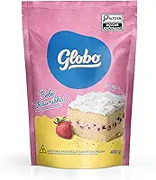 Mistura para Bolo de 400G, Sabor Baunilha, Globo.