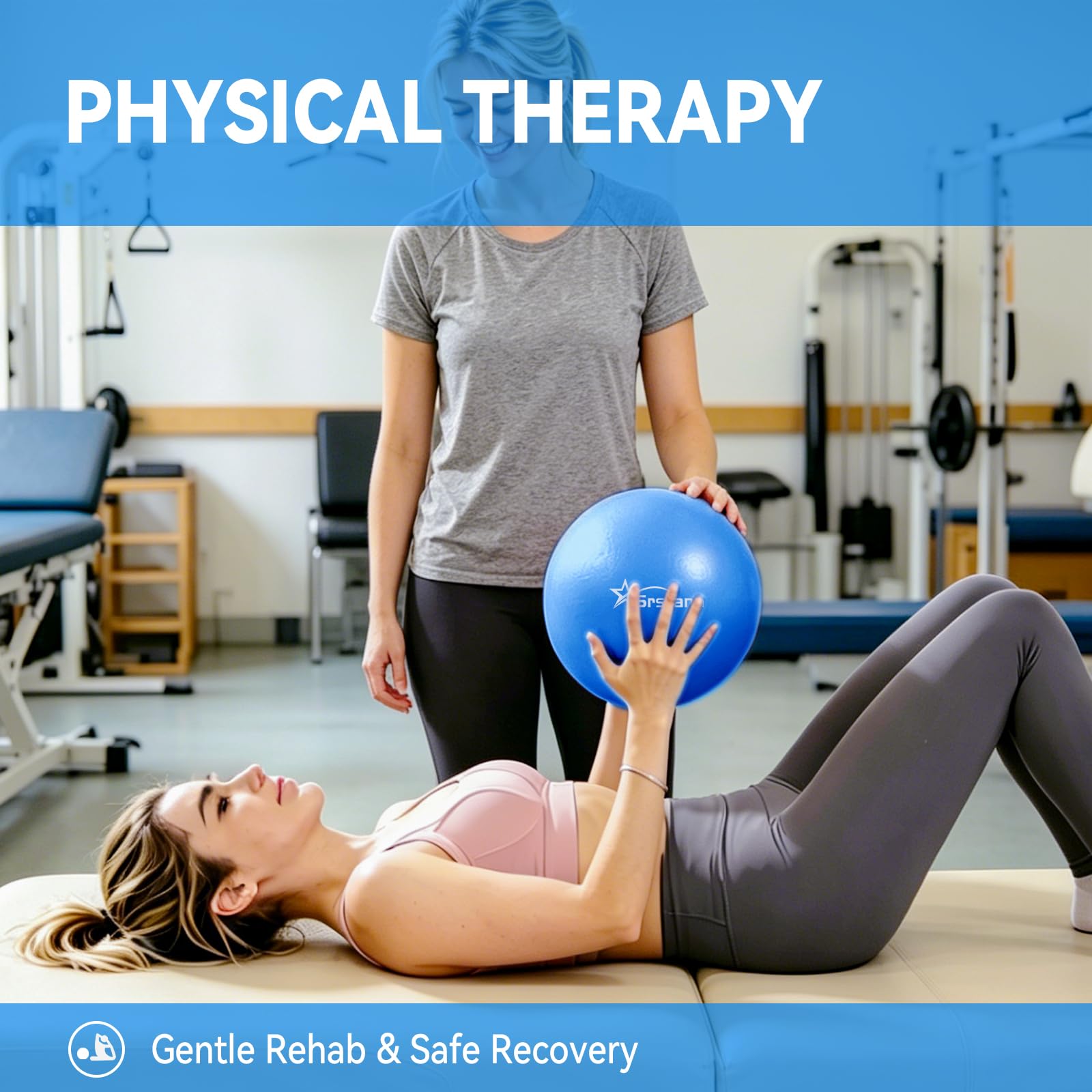 Pilates Ball - Mini Exercise Ball for Yoga & Fitness -4