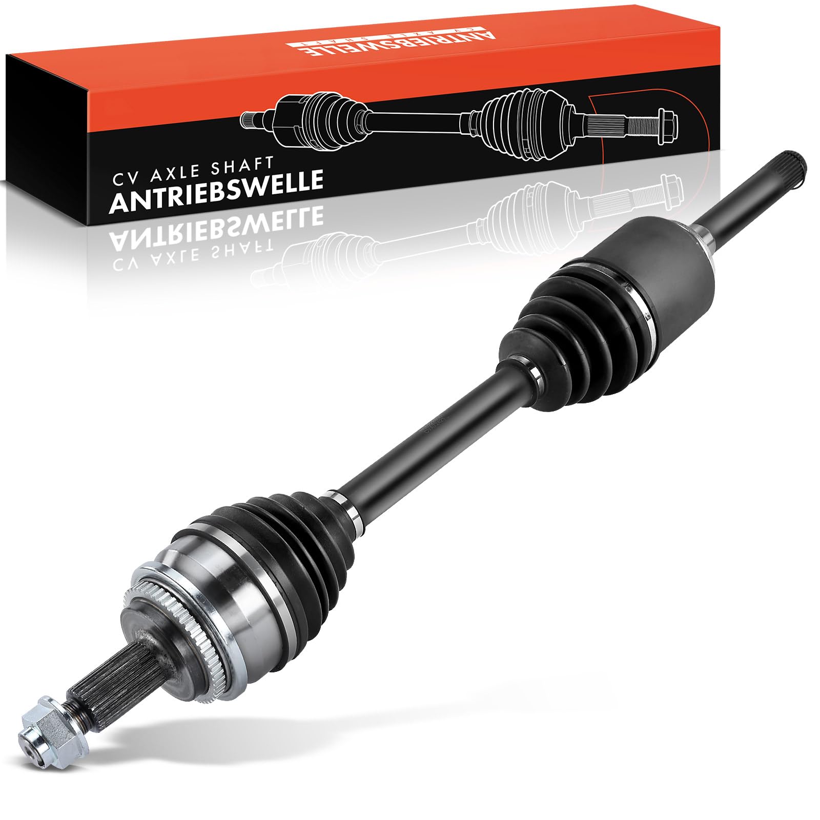 Frankberg Eje motriz Eje de transmisión con ABS Eje trasero Derecha Compatible con Discovery III L319 Discovery IV L319 R.a.n.g.e R.o.v.e.r Sport L320 Replace# LR047285