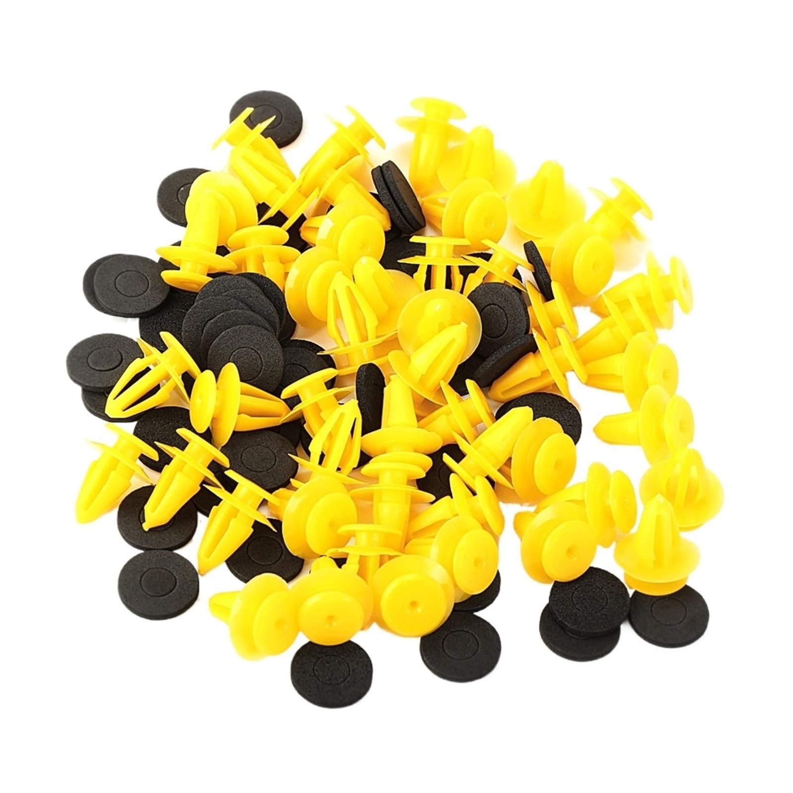 Fdcskinx One Color 50Pcs Auto Door Panel Clips Fixing Fastener Compatible Rapid Fabia Superb Scala Karop Kamiq