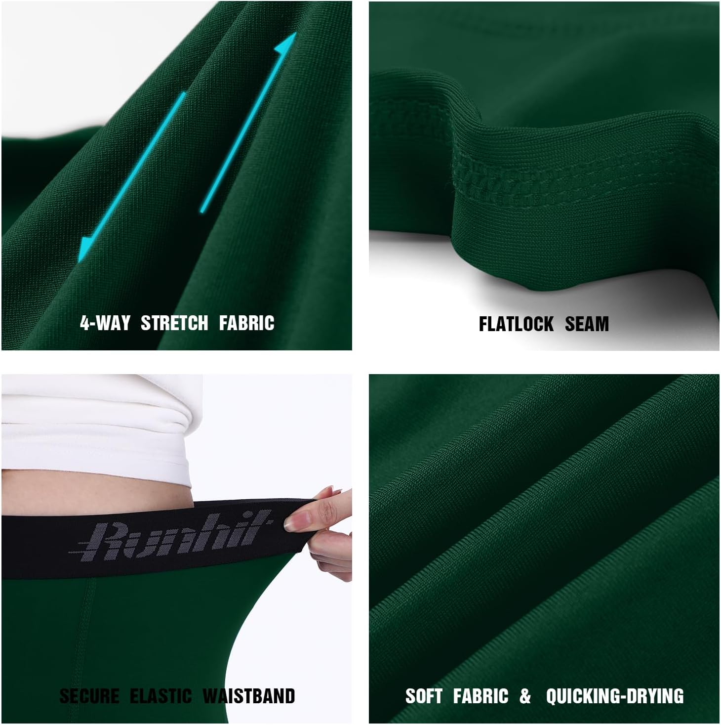 Runhit Boys Compression Leggings Youth Athletic Tights Basketball Compression Pants Boys Base Layer Pants Sports Legging - Image 5