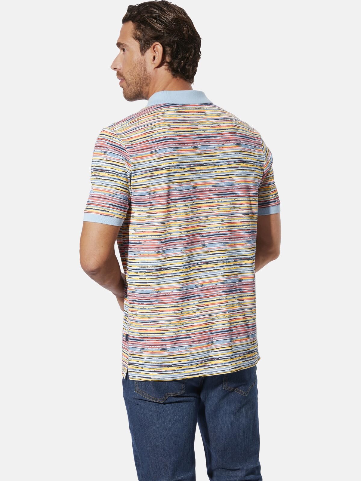 BABISTA Herren Poloshirt Monzio | gestreift, mit Polo-Kragen, Männer Freizeit-Shirt mit Streifen, 100% Baumwolle, frische Farben, große Größen bis Gr. 5XL