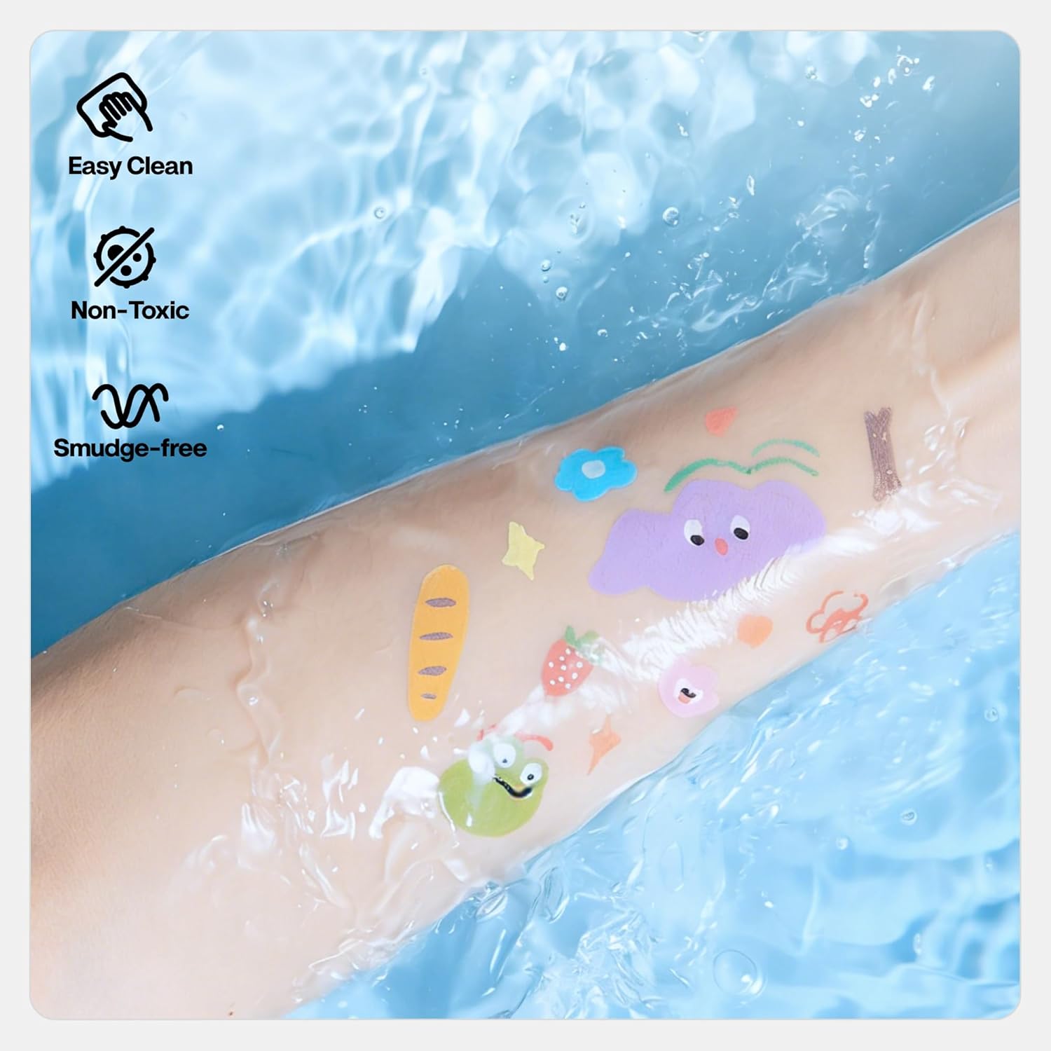 Kasimir Acrylic Paint Markers Pens, Brush Tip Automatic Ink Control Marker for Art Wood Fabric Glass Rock Multi-Surface, Quick-Dry, Water-Based & Washable - 84 Colors