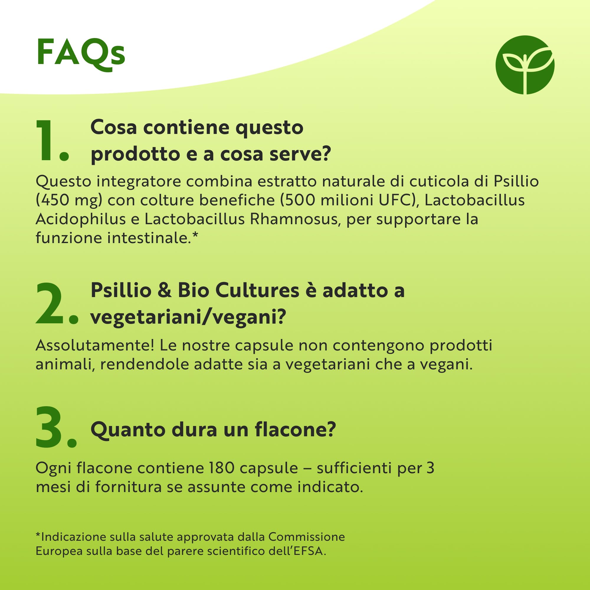 Nutravita Psyllium Husk 4500mg Vegan con 500 Milioni di CFU, Psyllium Husk Vegano, 180 Geluli di Bucce di Psillio - Integratore Alimentare Transito Intestinale (EFSA) Alternativa a Psyllium Polvere
