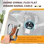 Pour DJI Mini Mavic/Mini SE/MINI 2 SE Gimbal Flex câble à ruban plat Drone pièces de rechange pour DJI Mini 2 Remplacement du câble à ruban 3 en 1 Câble avec outils de réparation