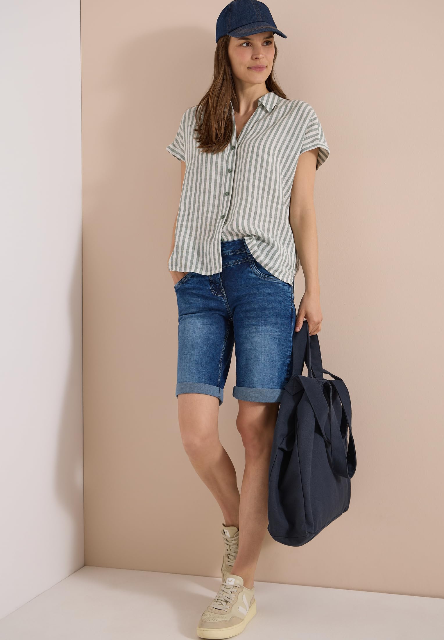 Cecil 3817766 - Short en Jean Slim - Bermuda/Short - Femme