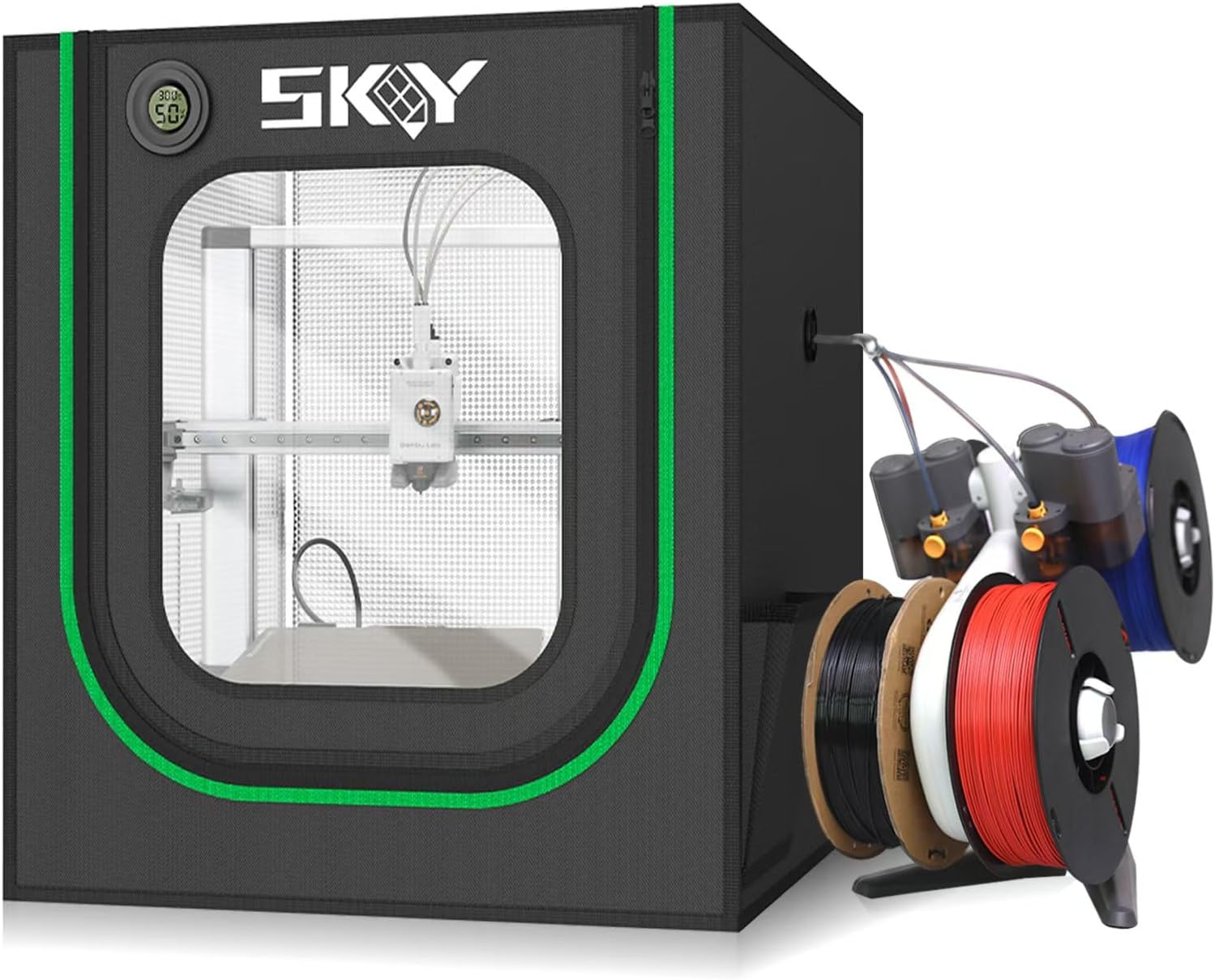 3D Printer Enclosure for A1 with LED Light