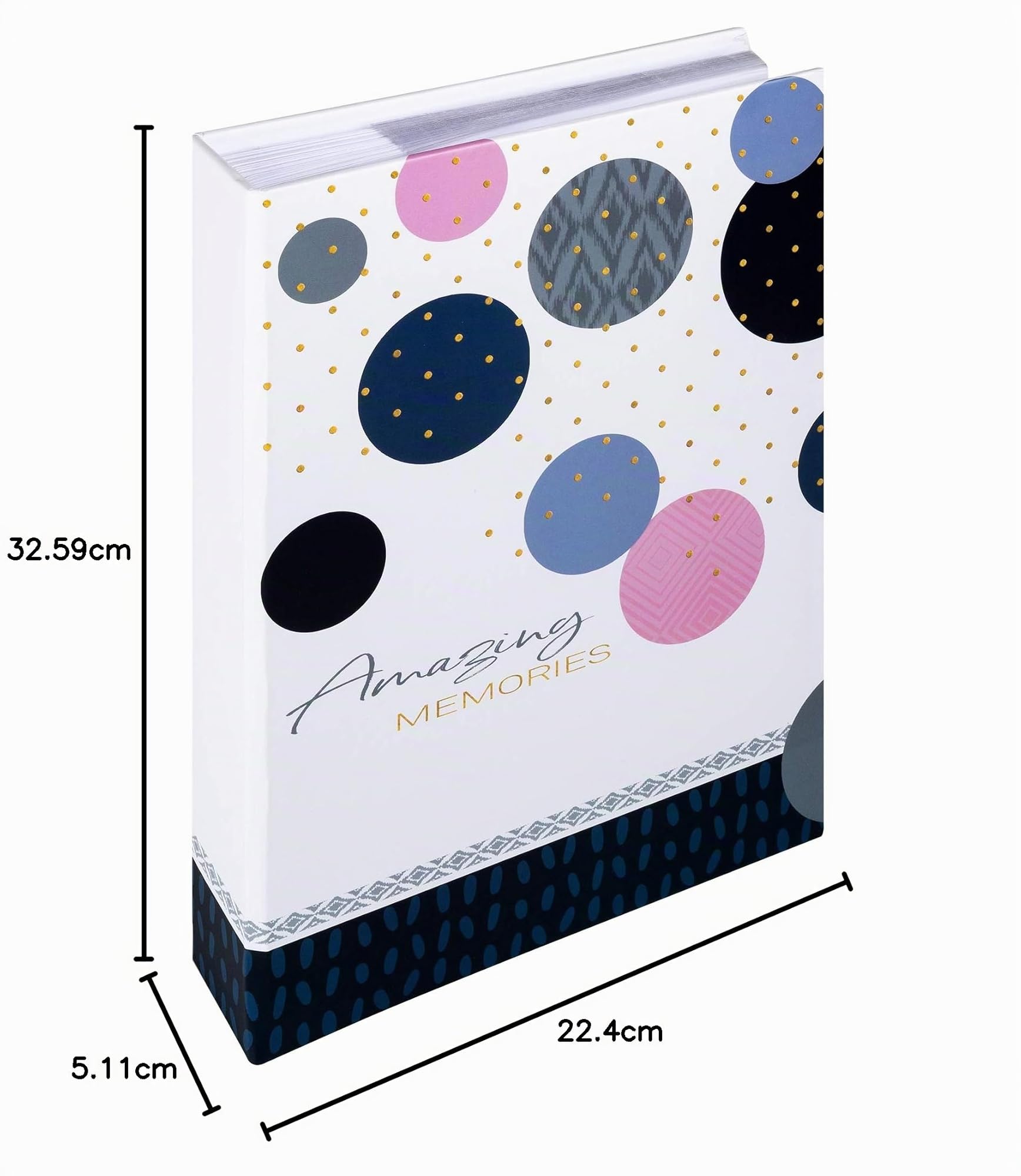 Walther Design Album de Fotos Azul 10x15 cm 300 Fotos ME-488-L