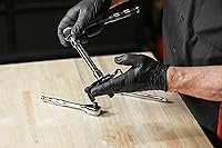 Vista 7 de ARES 56047 – Llave de filtro de aceite magnética ajustable de 3 garras – Rango de 2 3/8 pulgadas a 3 7/8 pulgadas (60mm a 98mm) – Uso con trinquetes