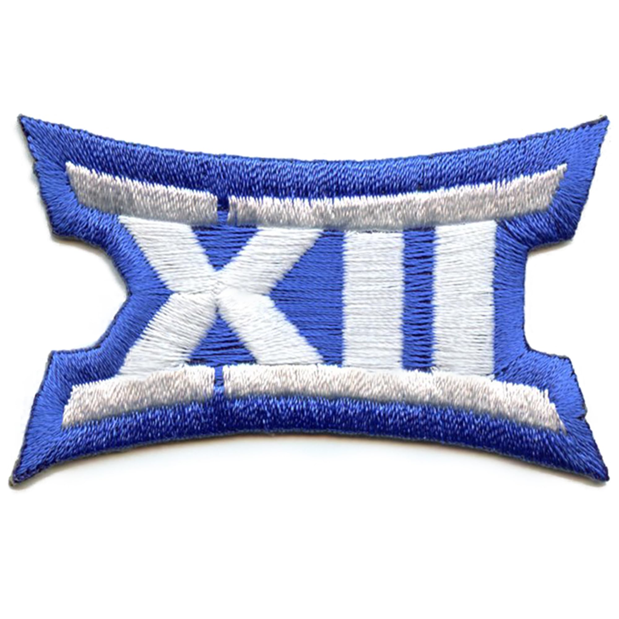 Brigham Young University Big 12 XII Conference White Blue Jersey Uniform Patch BYU
