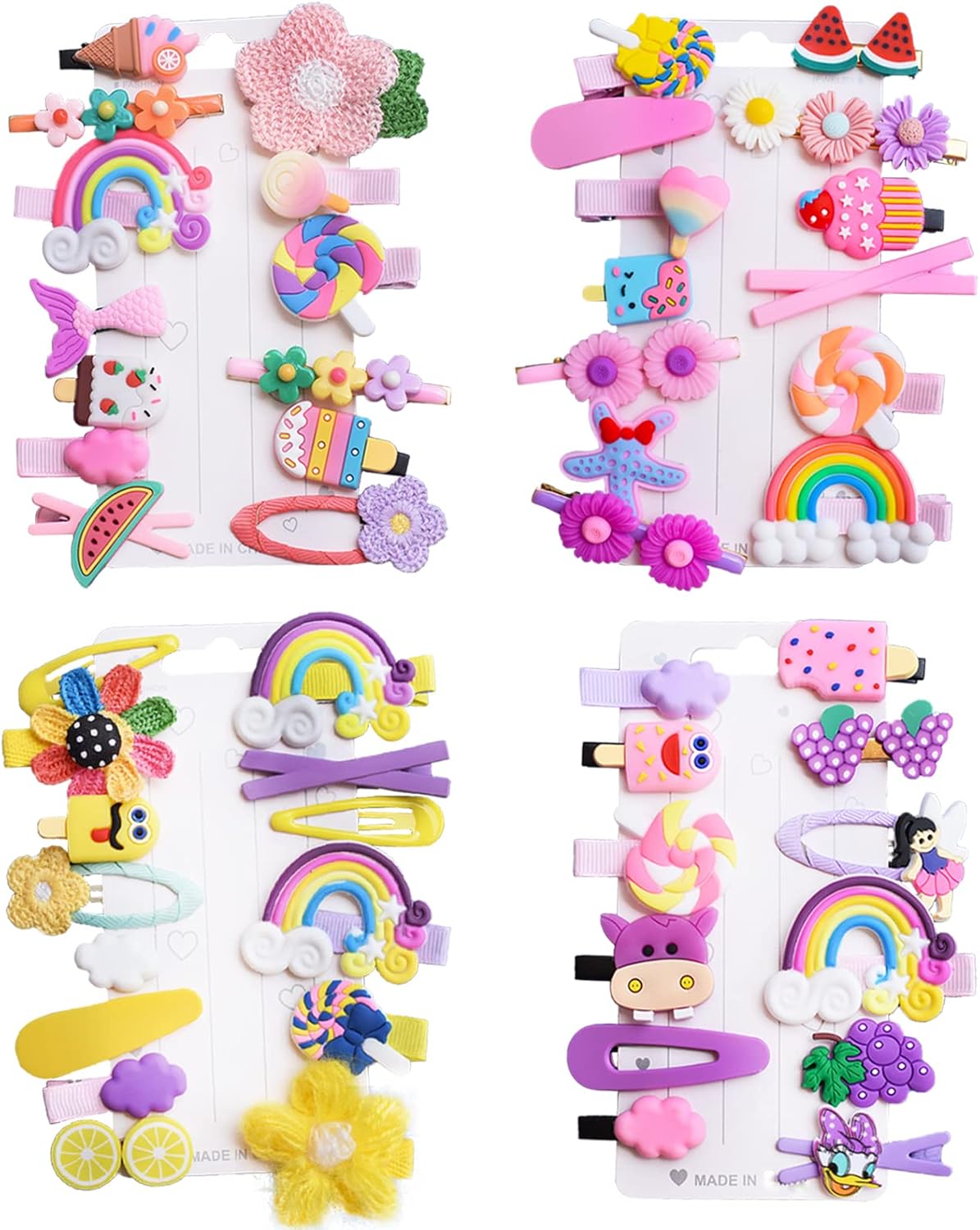 52 pinzas para el pelo de bebé, accesorios para el cabello para niñas