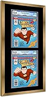 Vista 38 de Poster Palooza Marco de cómic con paspartú para 2 cómics CGC, CBCS o PGX Graded Comics – Marco de cómic negro para cómics de 8.125 x 13 pulgadas