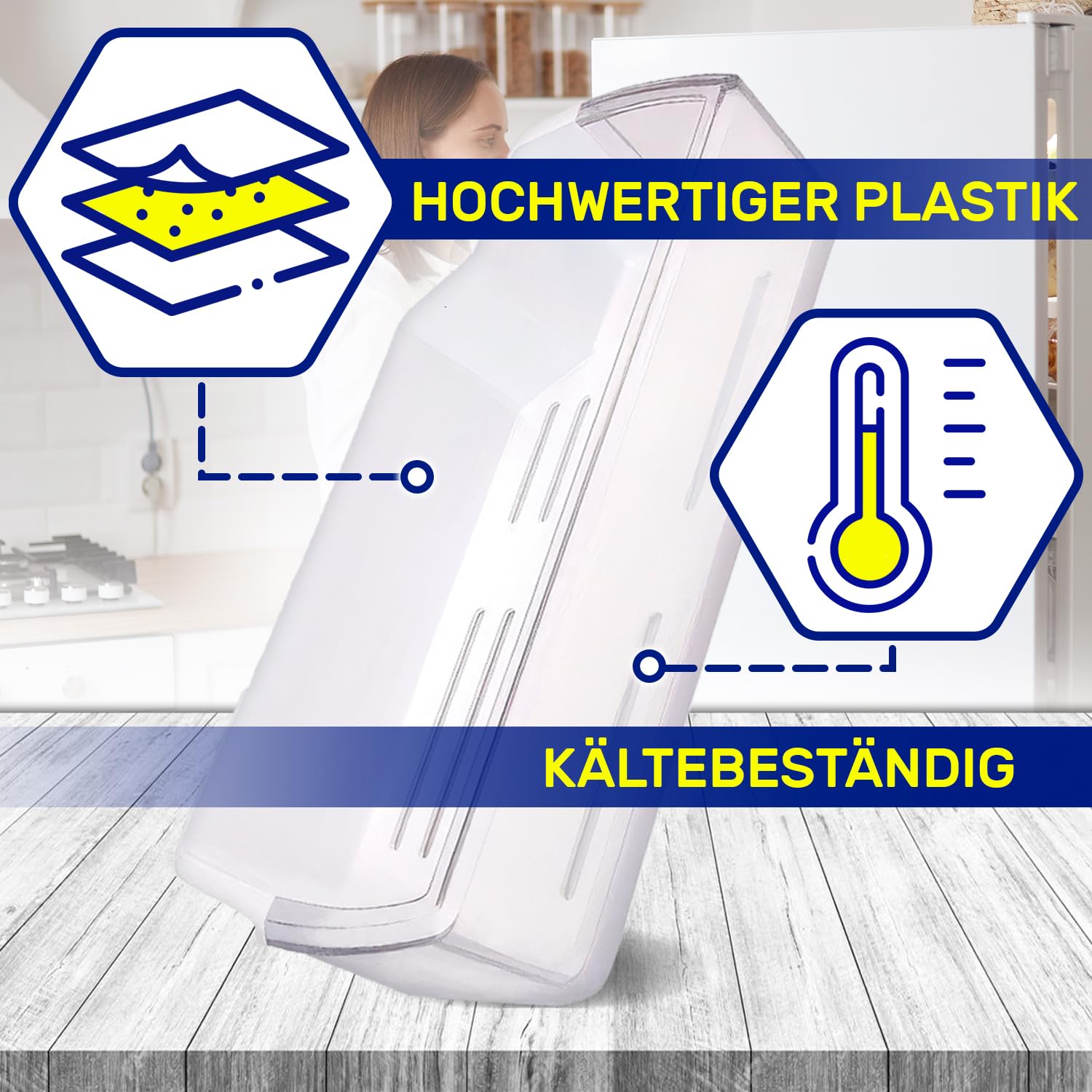 Kühlschrank Flaschenhalter 375 x 195 x 95 mm mit dem Originalcode AAP73751503 für LG - MADE IN EU - Garantie 10 Jahre - MONTERAL