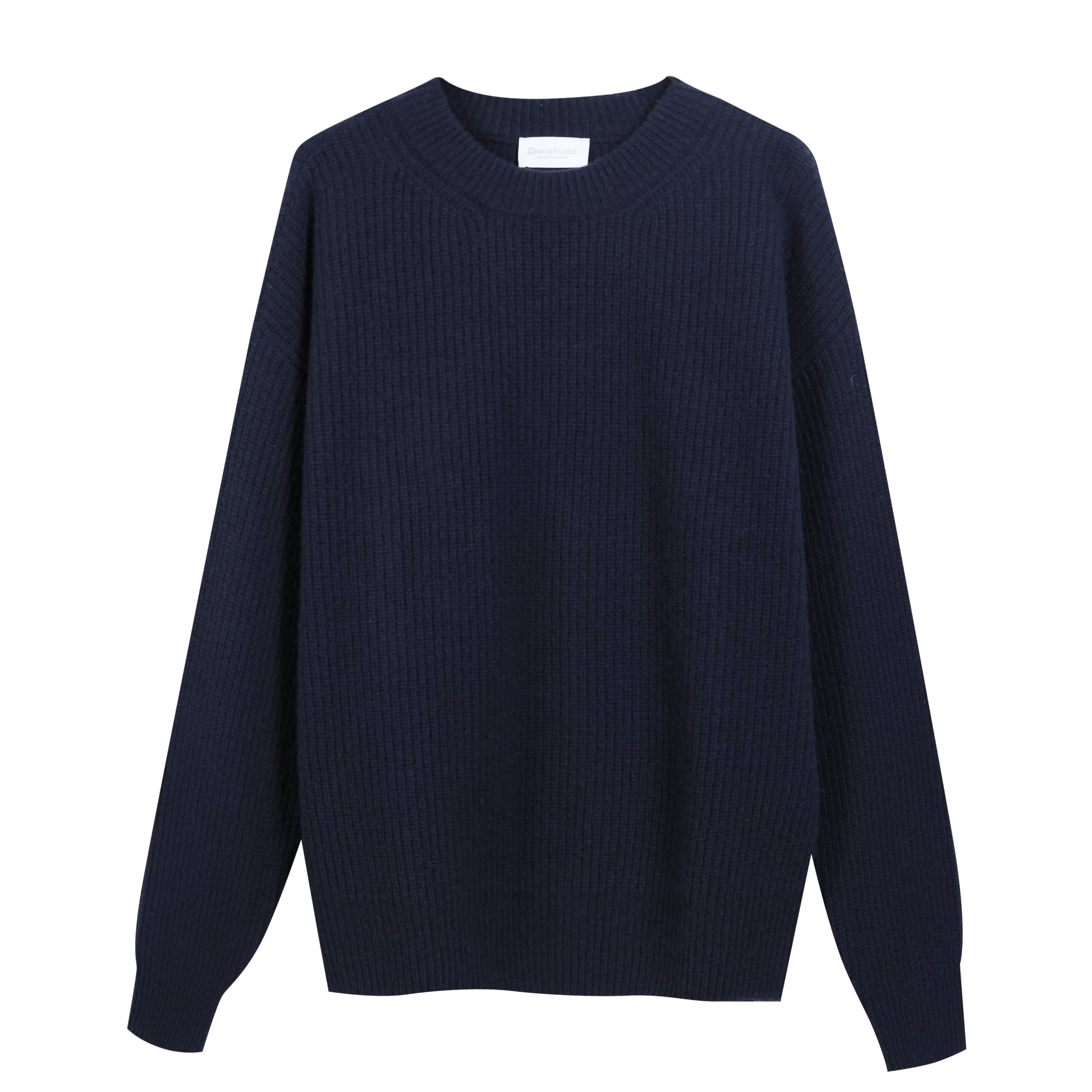 Diana Studio - Maglione Girocollo in Lana, Uomo, Maniche Lunghe, Casual Fit, Fatto in Italia