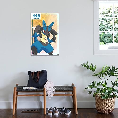 Miniatura 3 de Trends International Pokémon - Póster de pared Lucario 448