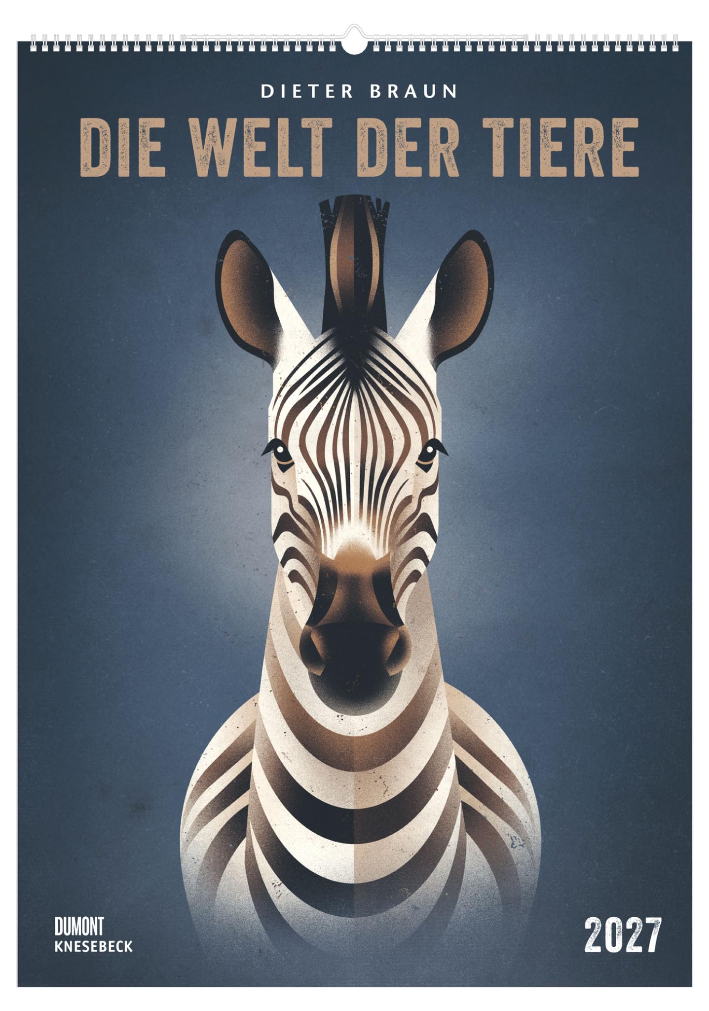 Die Welt der Tiere 2027: Wandkalender 50 x 70 cm mit einzigartigen Tier-Illustrationen und Spiralbindung