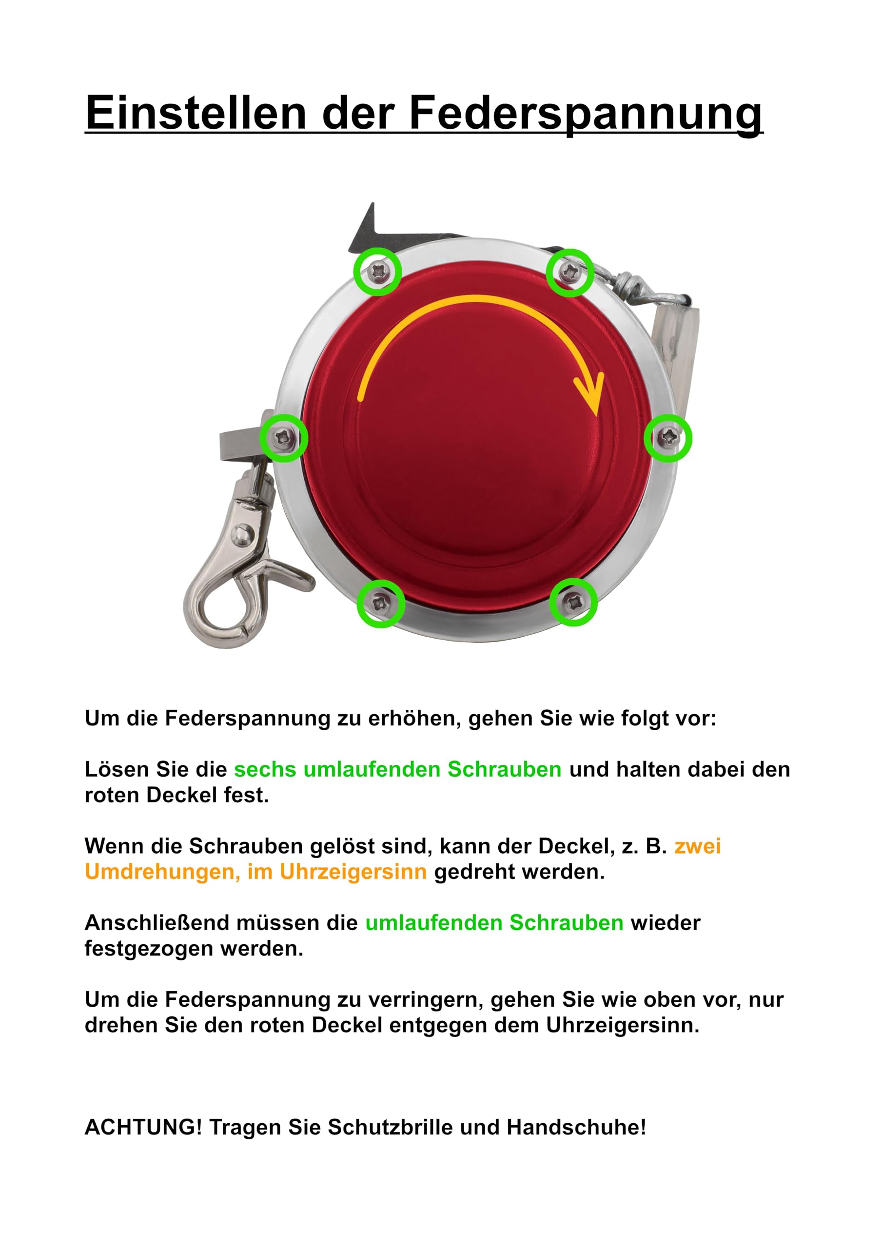 Sägenspezi Forstmaßband 15 Meter inkl. Umfangmaßband für Durchmesser Klapphaken