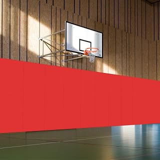 2" Thick/4" Thick Gym Wall Padding Foam Gym Wall Pads for Kids Gym Padding for Wall Mats Wall Protection Pad, Durable Waterproof Basketbakll Wall Padding for Safety Colorful