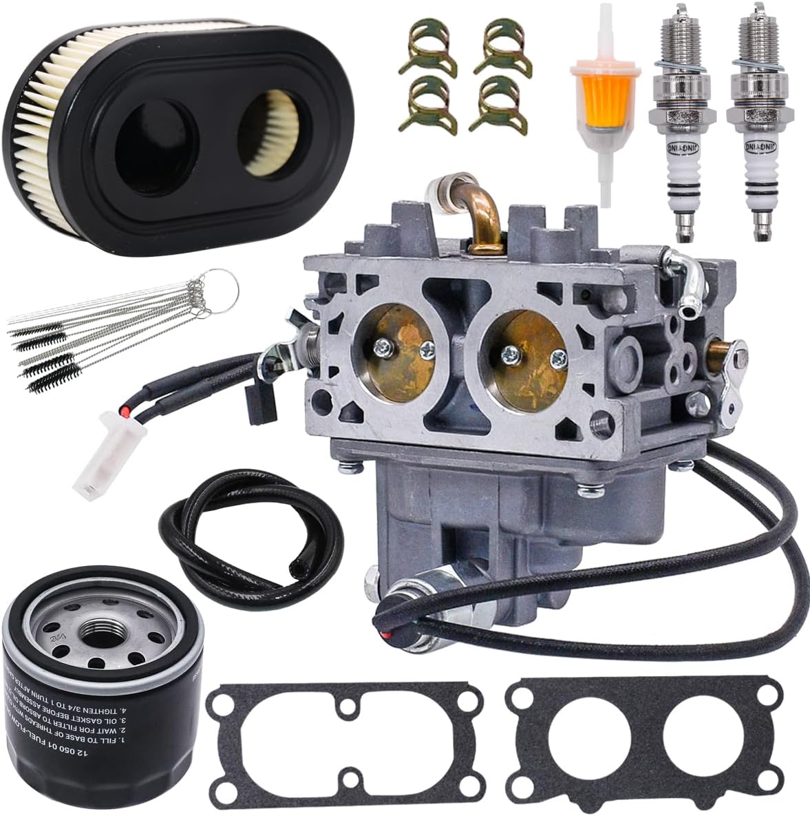 951-05588A Carburetor Fits for Cub Cadet 679CC Engine Models 8Q78XUC 8Q78XUB 8Q78XUA 8Q78XU 8Q78HUC Carb Replace 651-05588 951-05588 with Oil Air Filter