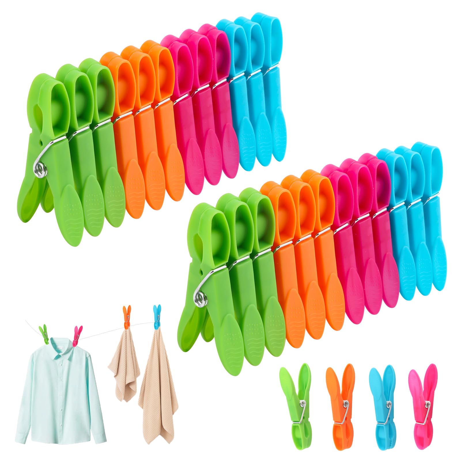 Pinces à linge en plastique de haute qualité – Durables et polyvalentes Pinces à linge en plastique de haute qualité – Durables et polyvalentes