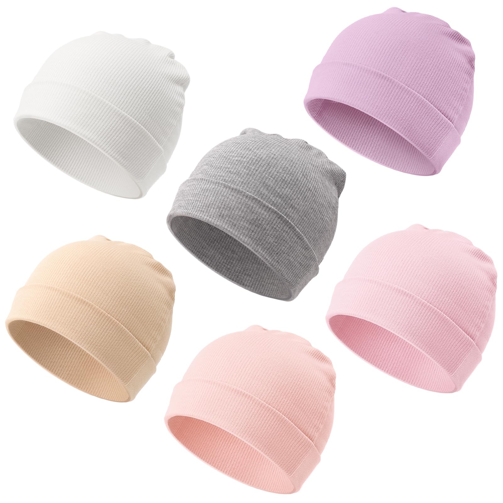 DRESHOW Newborn Baby Hat Baby Boys Girls Knit Hat Soft Baby Beanie Hat Toddler Hats 0-3 Months