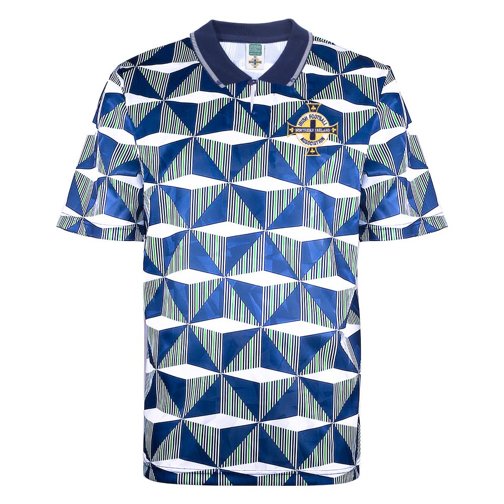 Northern Ireland  Men's  Sdraw  '90 Away Shirt , Football by Score Draw in Size L, Sports Direct