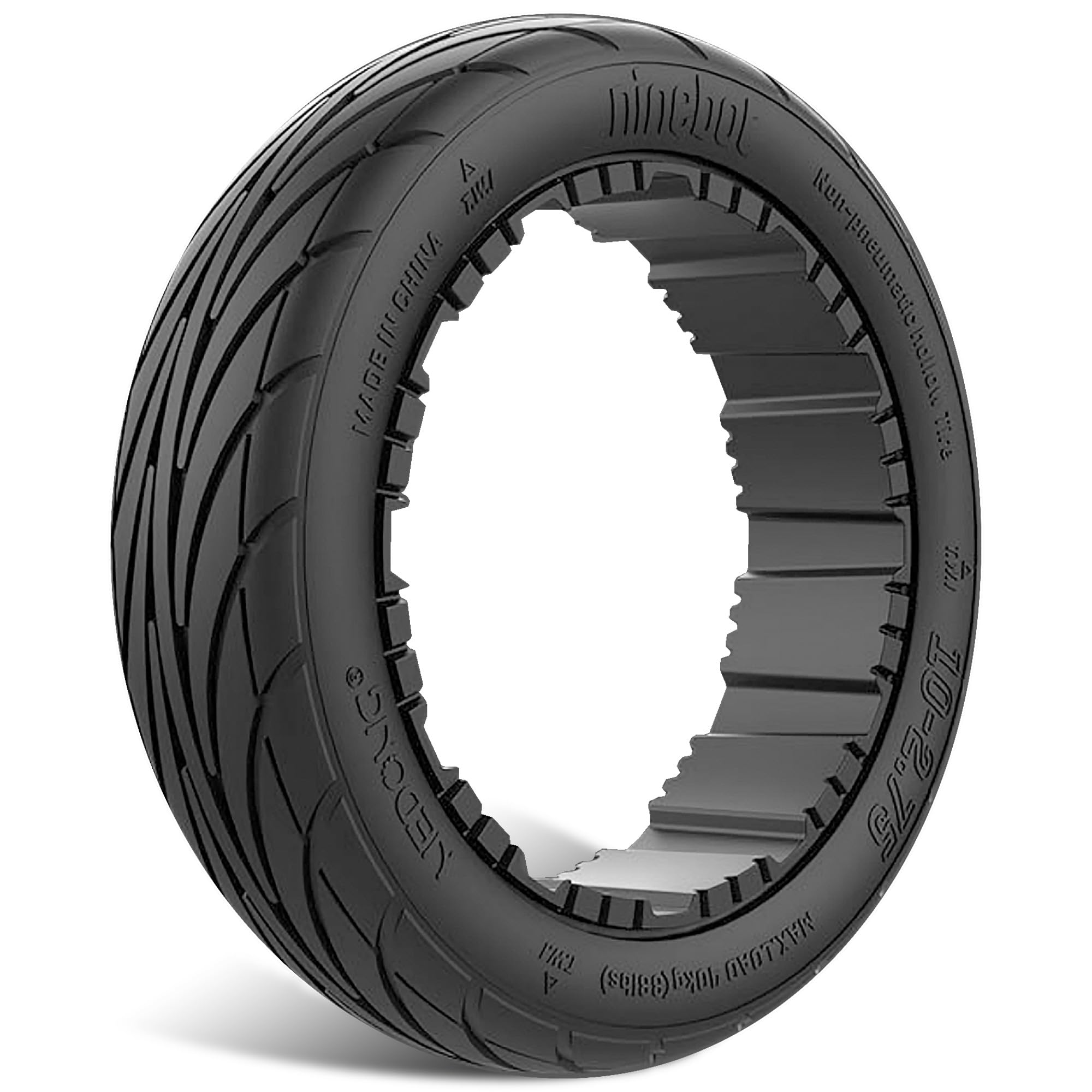 Felixstory 10-2.75 Comfort Tire Fit for Ninebot S MAX Self-balancing Scooter, Replacement for Ninebot Gokart Pro Series, 10x2.75 Electric Gokart Bundle Rear Tire