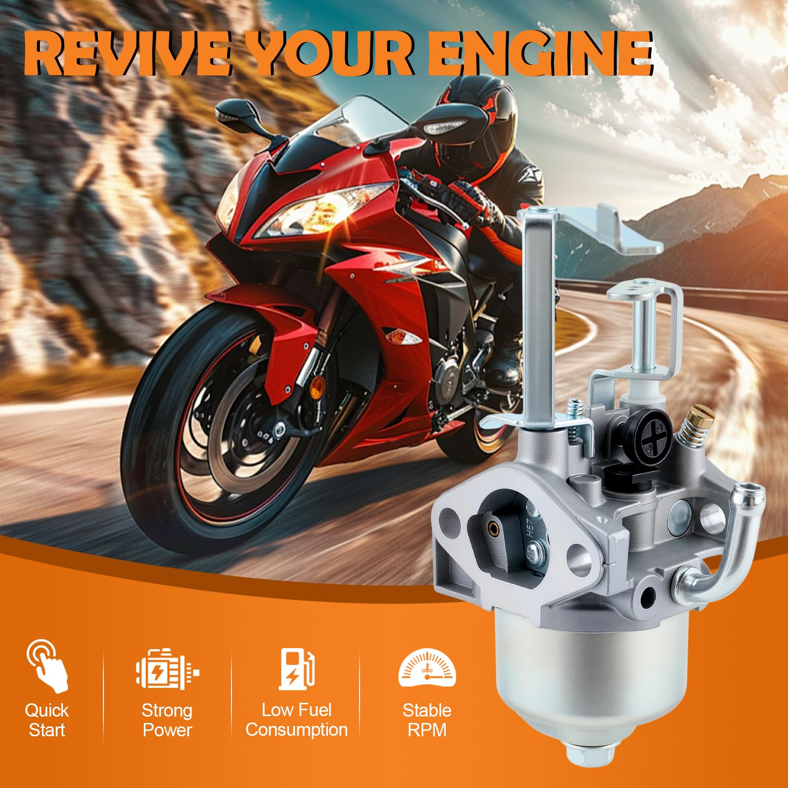 Carburetor For Champion Generator Champion Generator 447162 C42412-1 C42431 US E - Foto 4