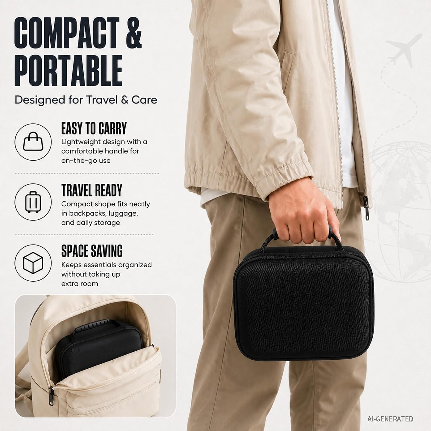 Blood Pressure Monitor Travel Case Fits for OMRON/iHealth/Oklar