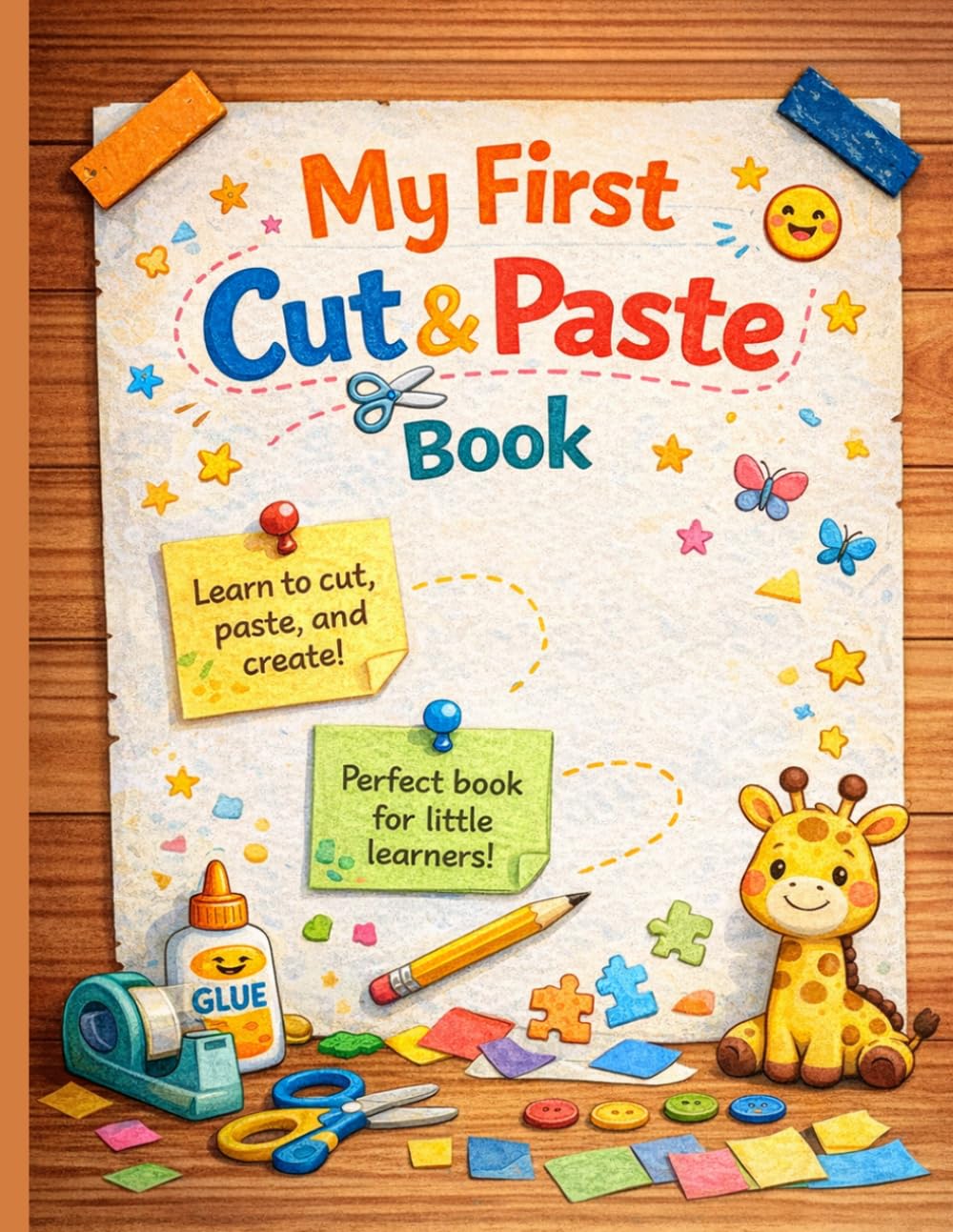 My First Cut and Paste Book for Kids