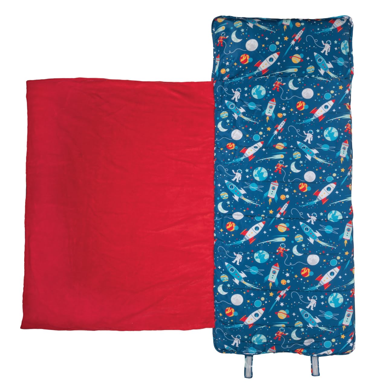 Stephen Joseph, Toddler All Over Print Nap Mat with Soft Blanket and Removable Pillow for Boys &amp; Girls, Kids Sleeping Bag for Elementary, Daycare, Preschool with Carry Handle, Camo