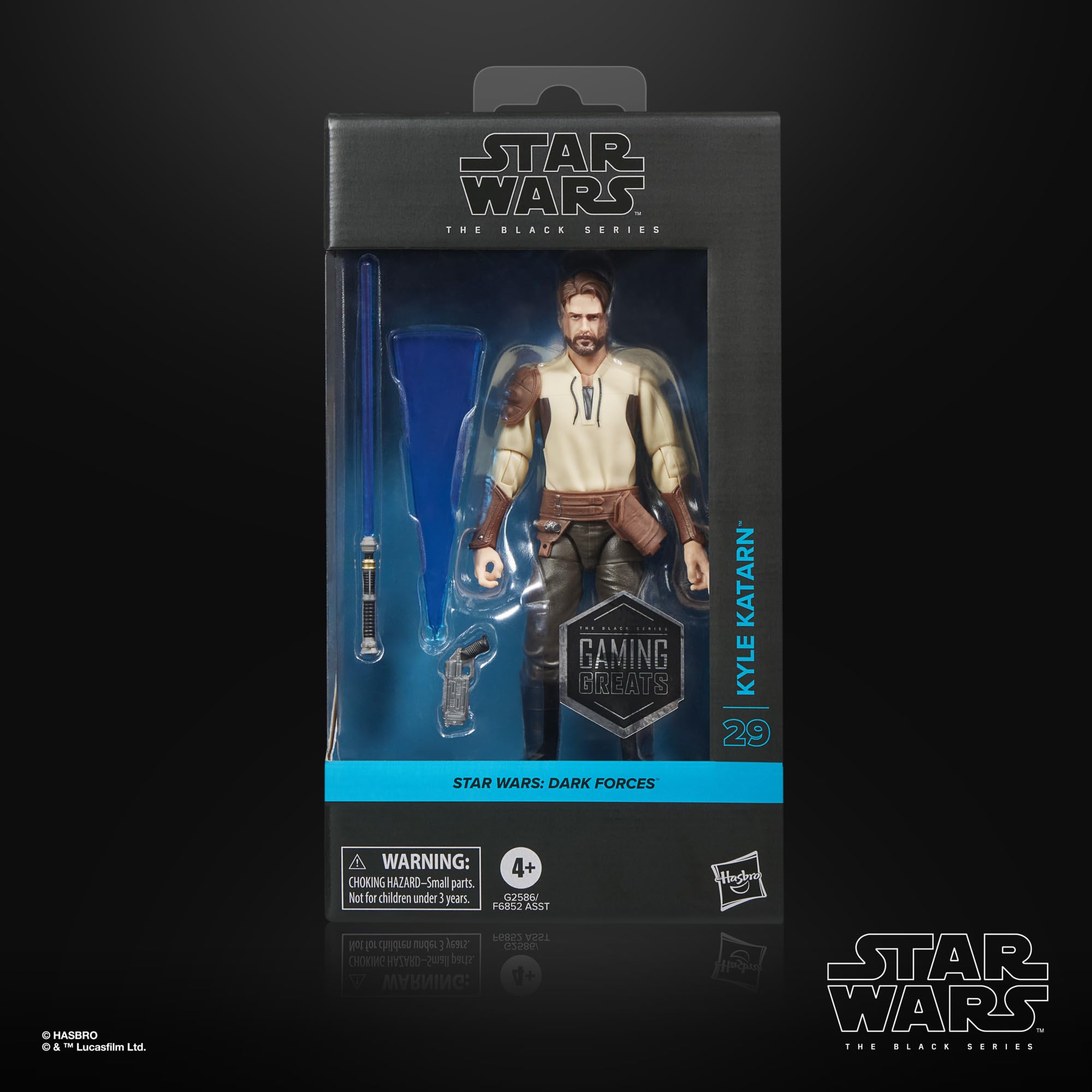 Star Wars The Black Series Gaming Greats Kyle Katarn, Dark Forces Collectible 15-cm Action Figure, Blue, 6 inches - Image 2